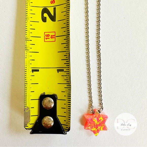 NWOT Orange / Fire Opal Star - Picture 5 of 5